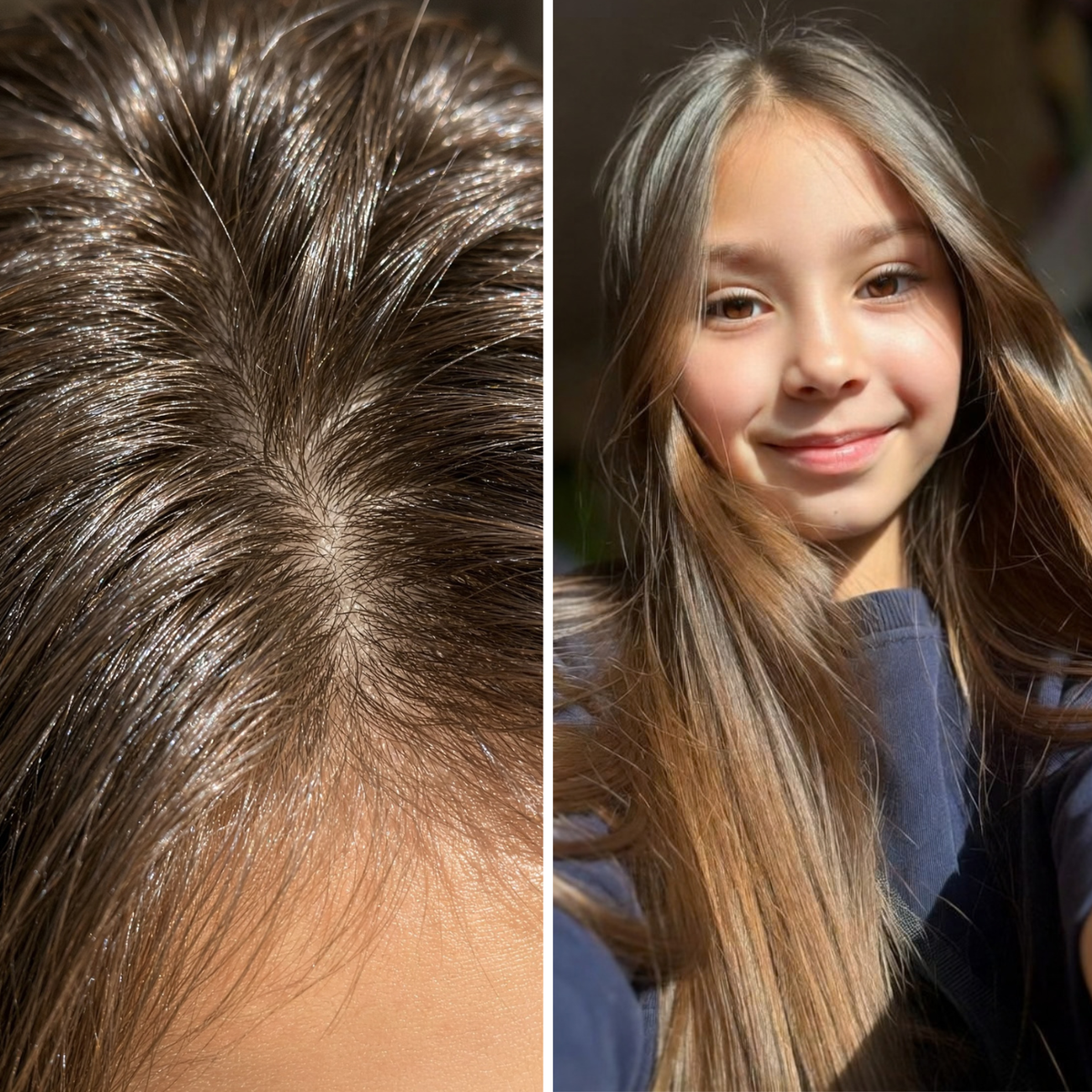 Nothing we tried seemed to stop her hair from getting greasy.