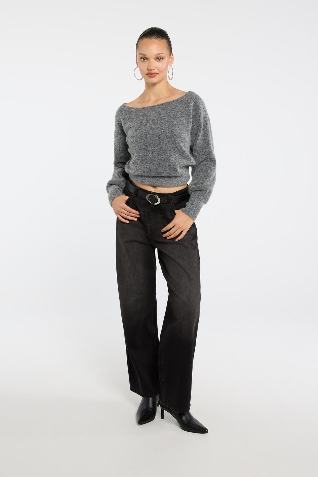 Off-the-Shoulder Sweater
